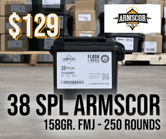 38 Special Armscor 158gr FMJ with ammo can