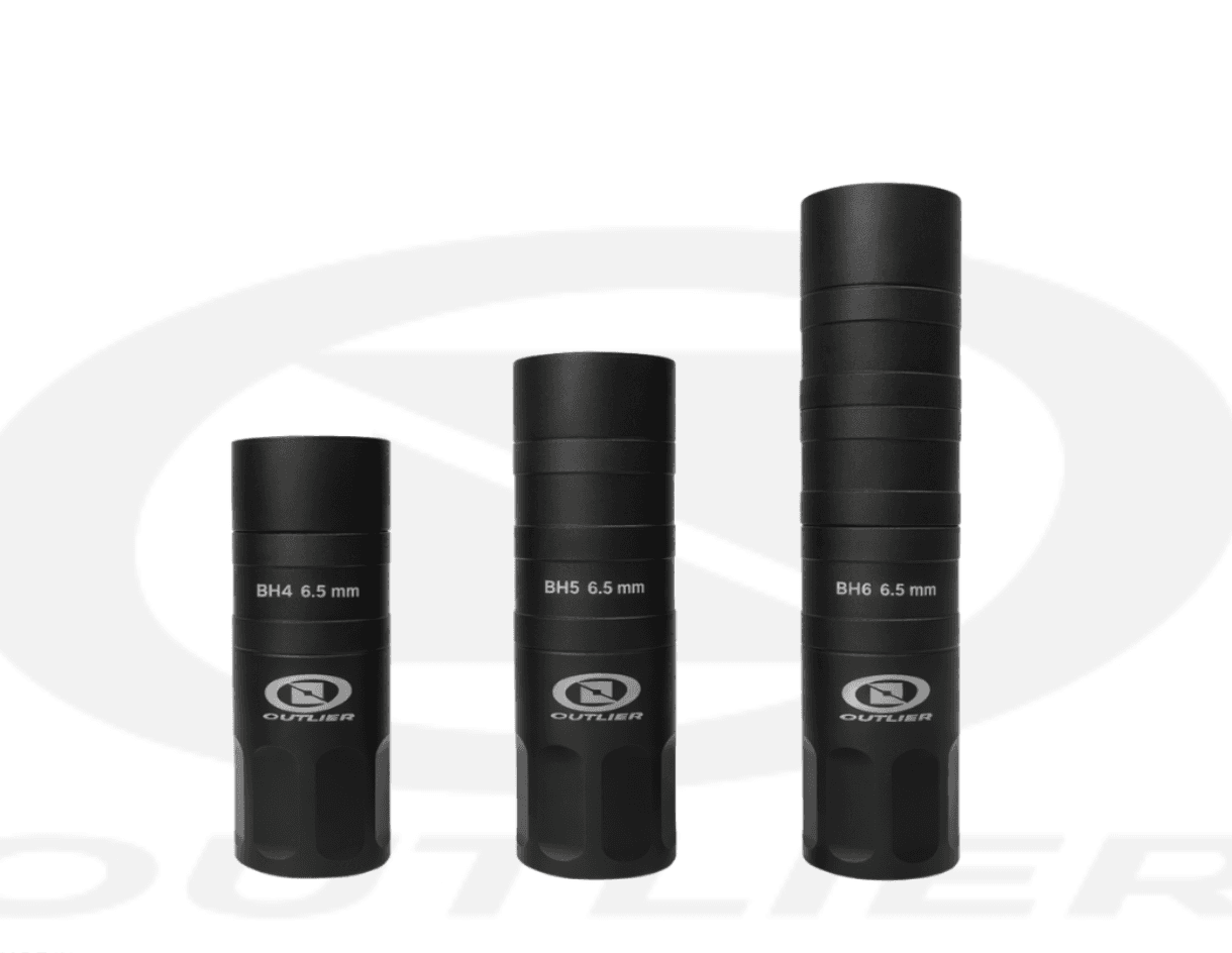 Outlier Backdraft Hunter 4 inch suppressor